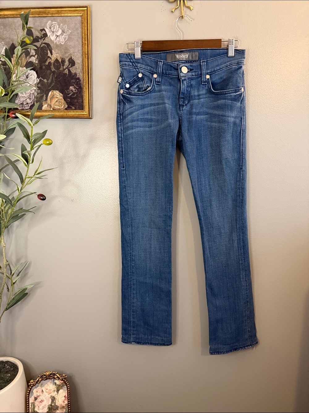 Rock & Republic Stella Jeans 26 Embellished Bootcut Y2K - Picture 2 of 8
